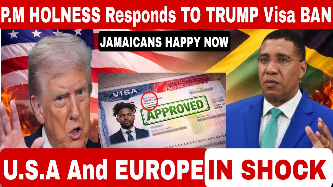 PM Holness Tells Jamaicans the TRUTH After America's Visa Ban