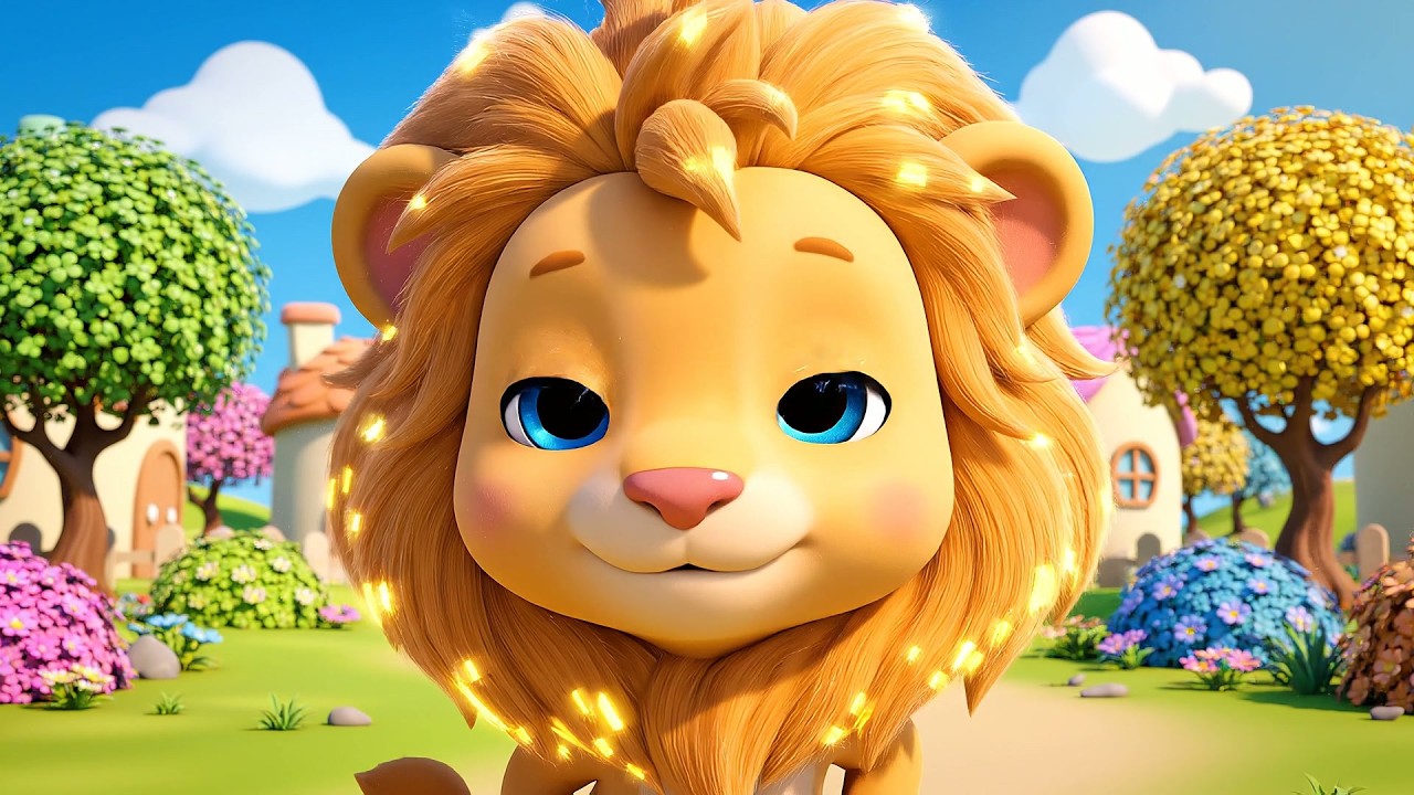 El Bebé León Ruge Grr Grr Grr | Canciones de Animales de la Selva para Niños