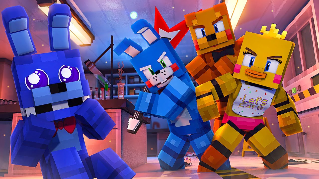 Minecraft FNAF KIDS - TOY ANIMATRONICS ATTACK! - Ep 2 (Minecraft Roleplay)