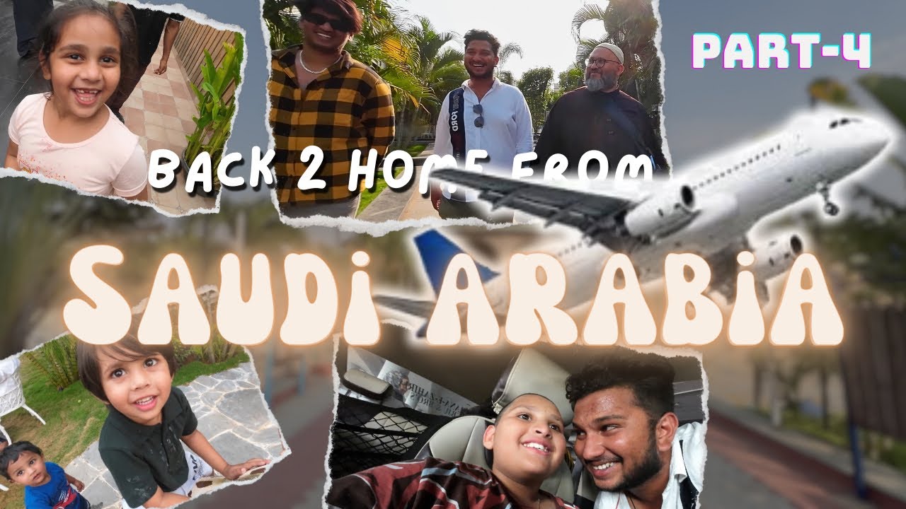 Back 2 Home from MECCA🕋 ✈️ & Palm Arabiana resort in Hyderabad || DAY-4 #kadapavlogs