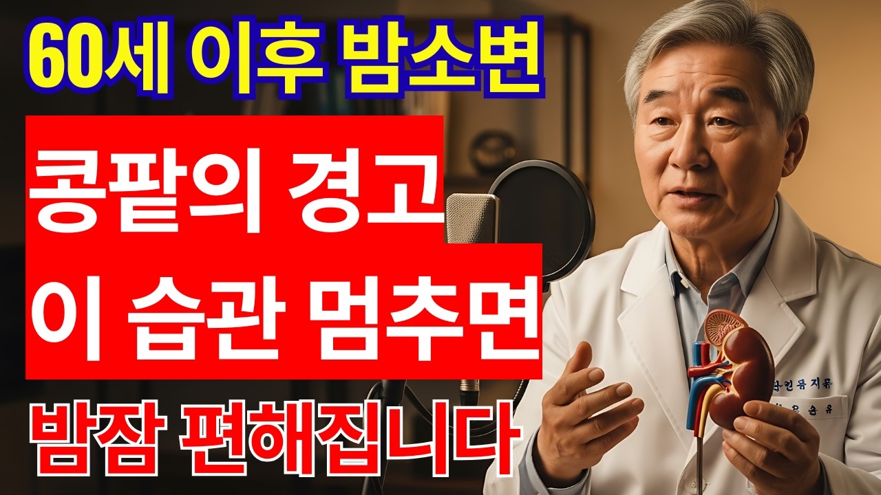 밤에 화장실 자주 간다면 콩팥이 보내는 신호 | 건강 | 혈관 | 노후 | 면역 | 오디오북 |