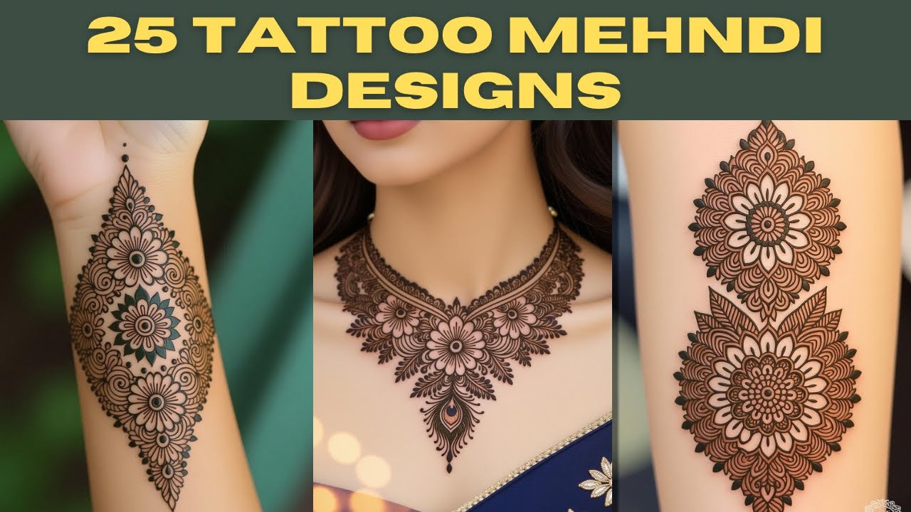 Tattoo Mehndi Designs Latest Pack 28 | Full Hand and Body parts Henna Mehandi |