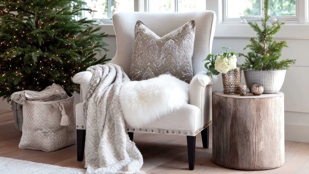 Luxury Elegance Christmas & Holiday Decor 🍂 | Cozy & Neutral Living Room Reset 2025 Inspiration