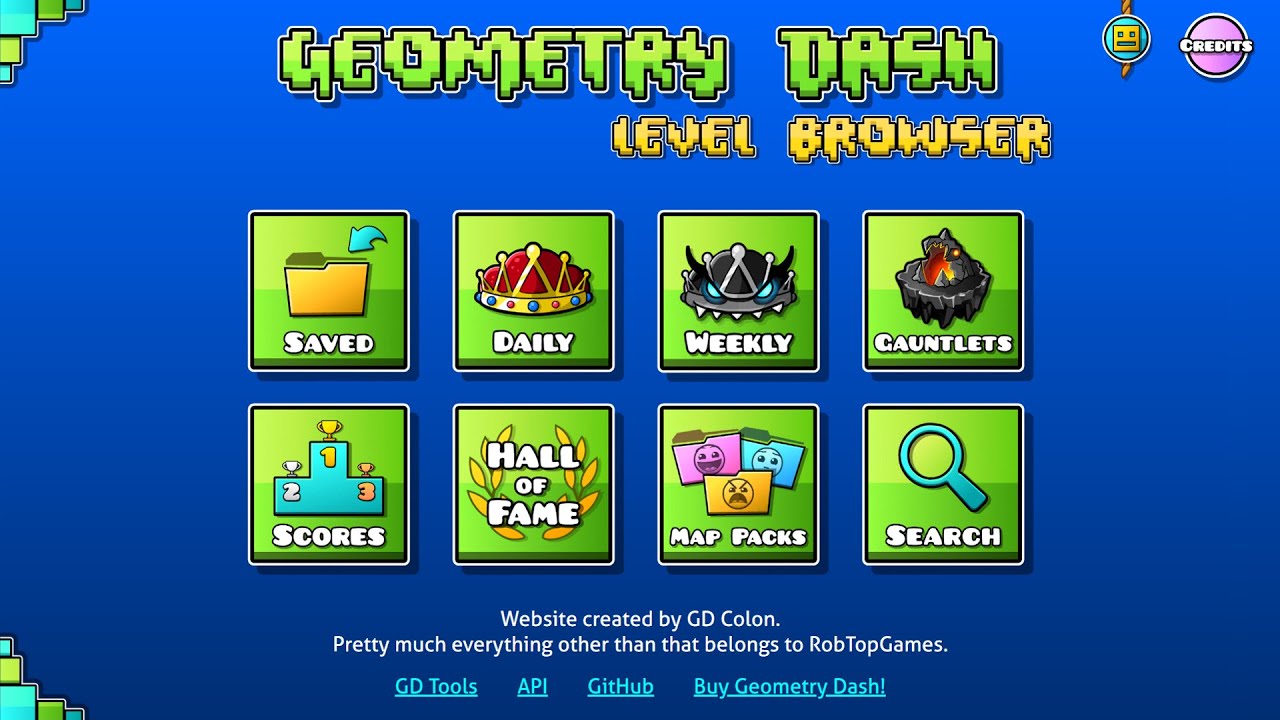 Как я создал сайт Geometry Dash