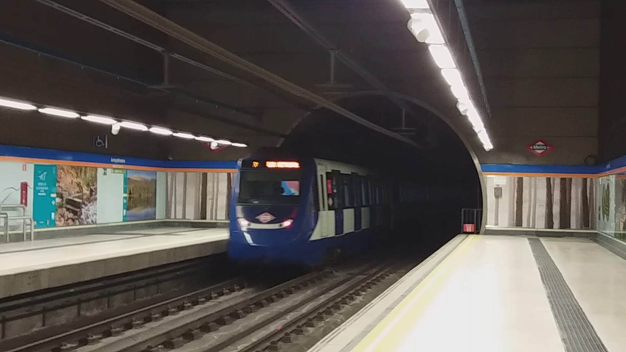 Metro de Madrid (L7) Arroyofresno: Apertura (Serie 9000)
