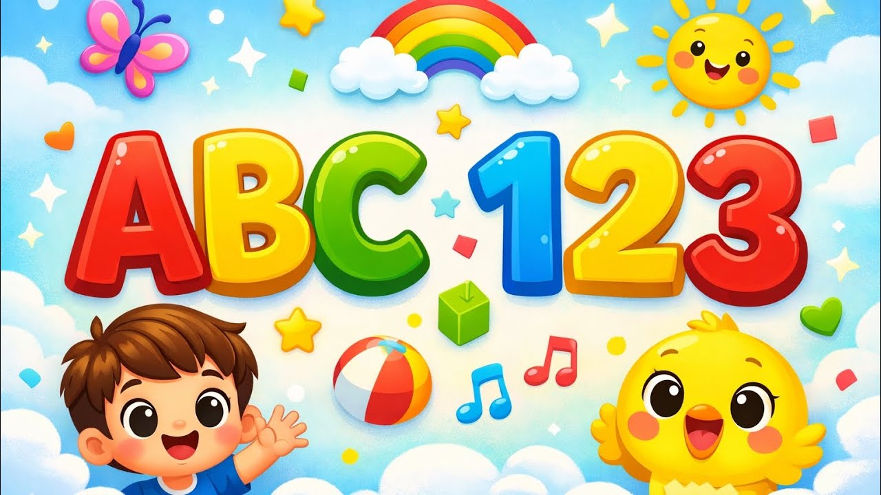 Learn Numbers & ABC for Kids | Fun Educational Video for Toddlers | LumiLoo Rhymes