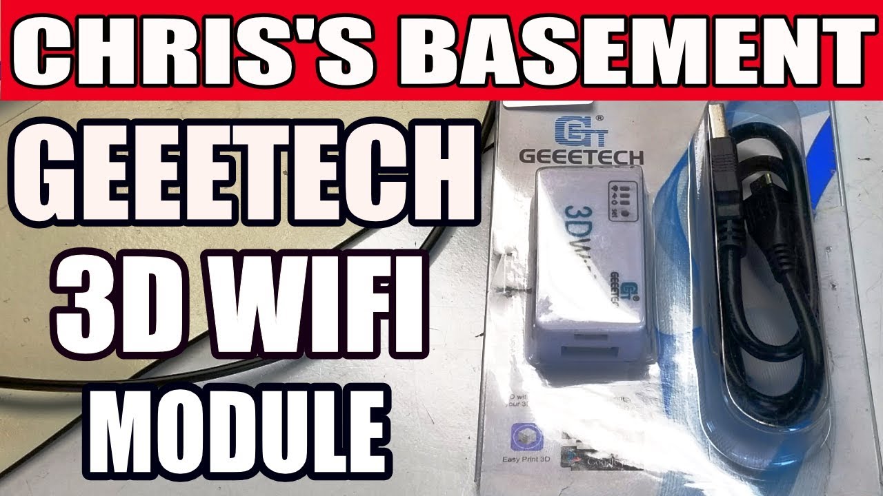 Geeetech WiFi 3D Printer Module - First Try - Chris's Basement