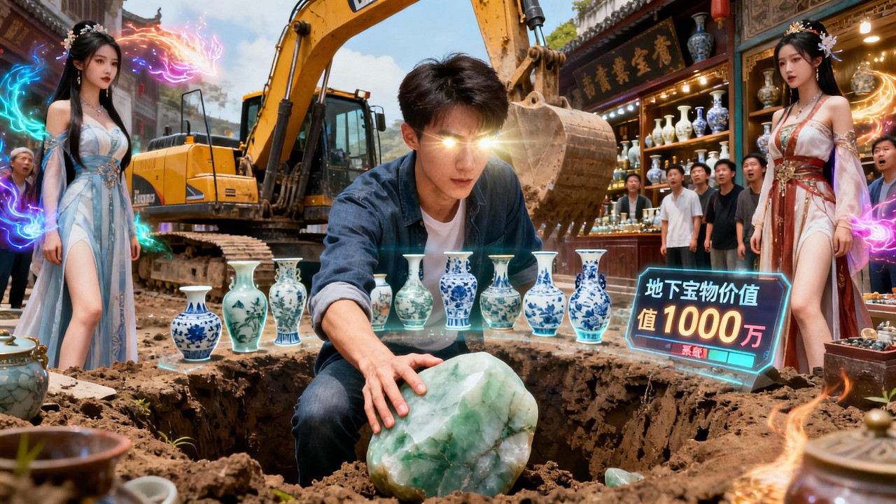 No one knew he had X-ray vision and could see treasure underground.