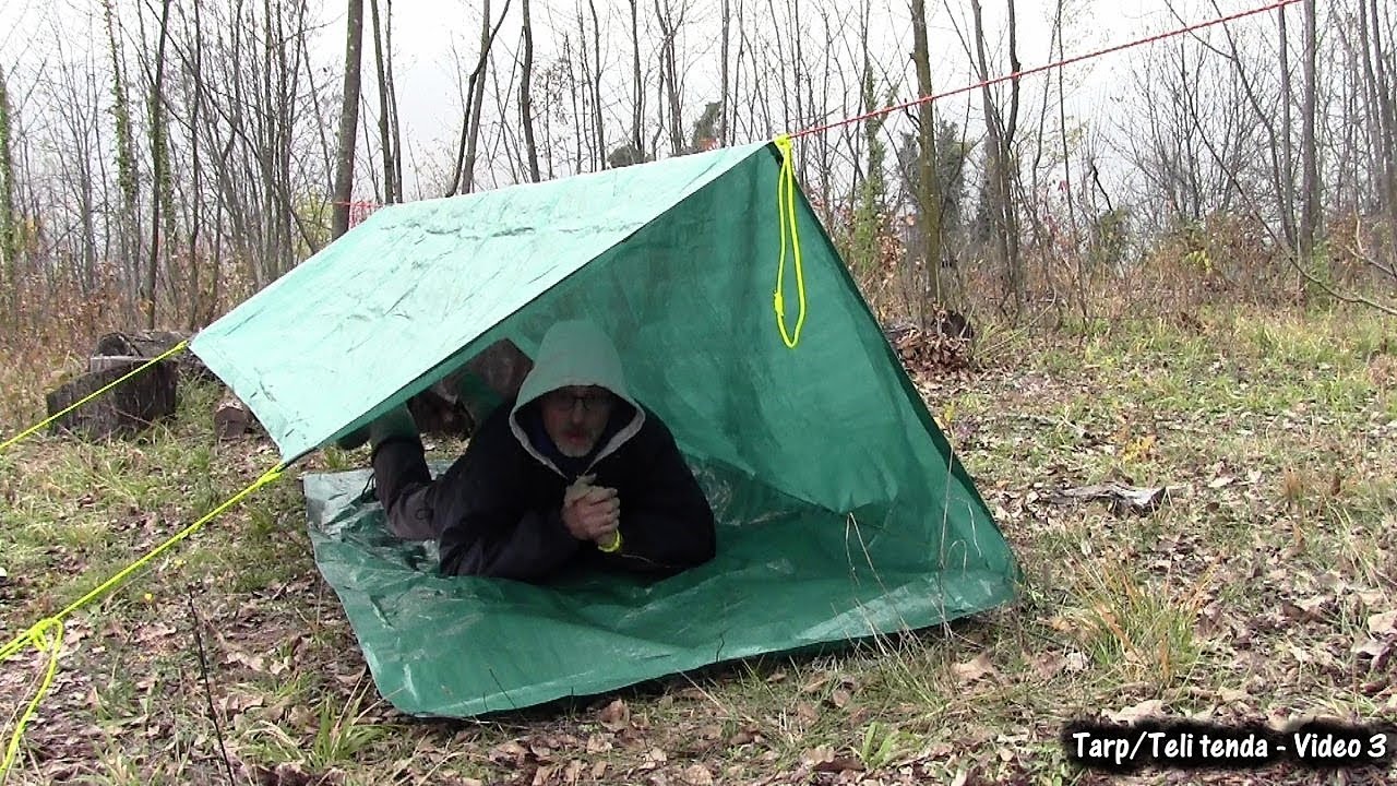 TARP/TELI TENDA: struttura a C (oppure a DELTA) - video #3