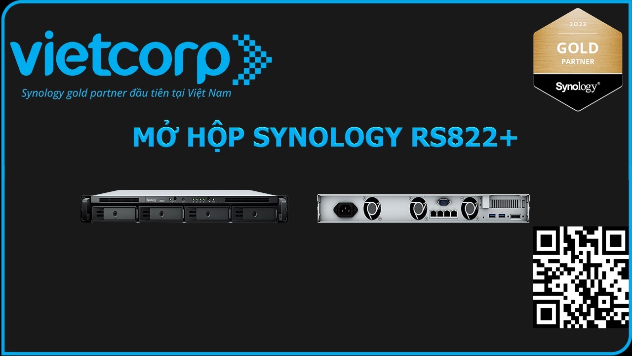 Unbox NAS Synology RS822+ | Vietcorp.com