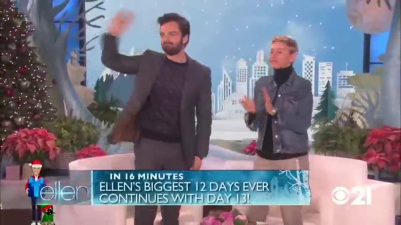 Sebastian Stan on Ellen full interview