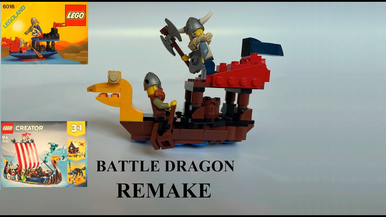 LEGO 6018 Battle Dragon REMAKE (alternative of 31132 Viking Ship)