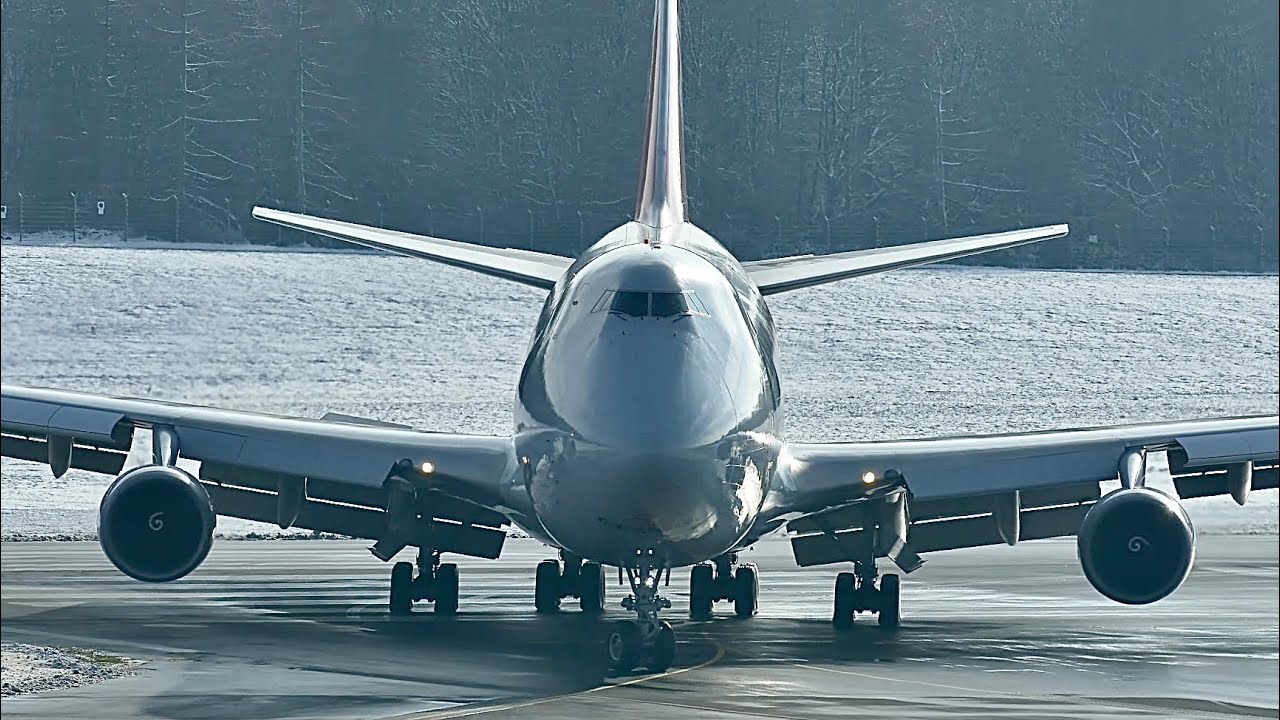 23 MINS of Landing, Take-off & Taxi at LUX | Luxembourg Findel Airport Planes Spotting - (4K60p)