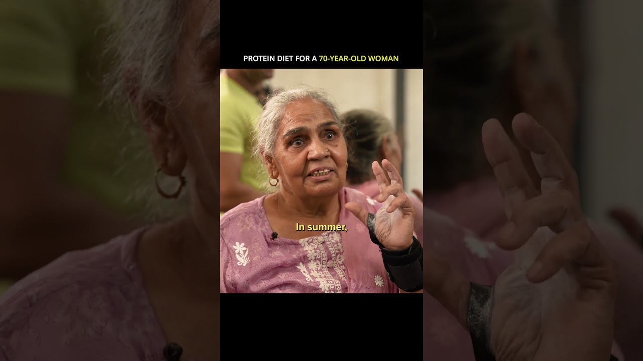 Protein & Diet for 70-Year-Old Women #shorts