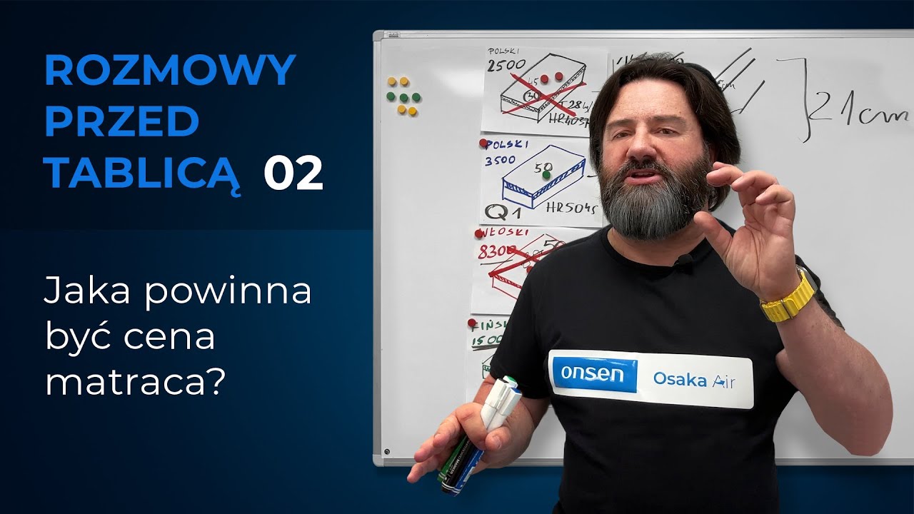 Jaka powinna być cena materaca? | Przed tablicą o materacach (2) | #materac #cena #sprzedaż