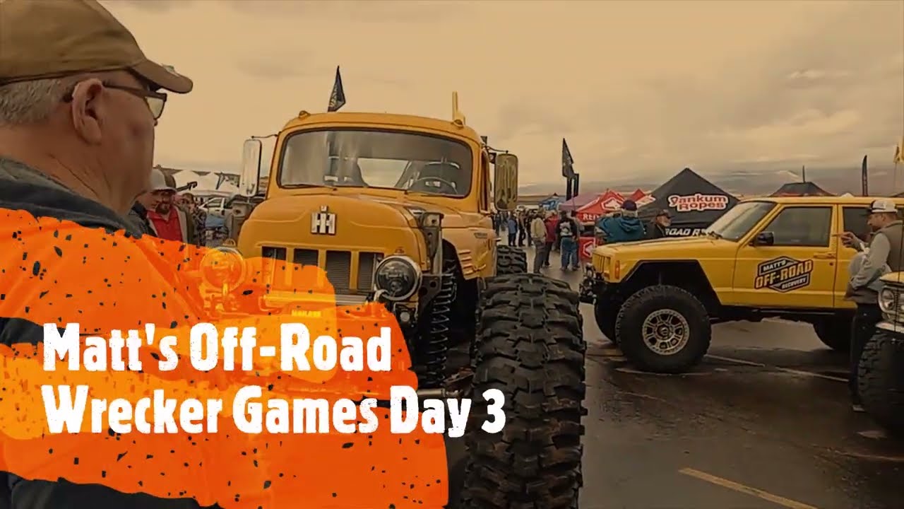 Matt's Off Road Wrecker Games   Event clean up/competitor meet and greet!