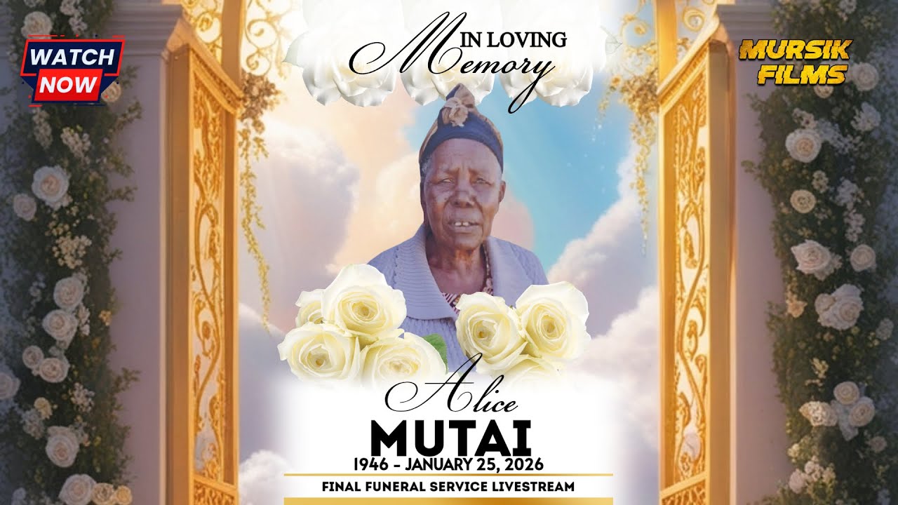 LIVE NOW:  LATE ALICE MUTAI  FINAL FUNERAL SENDOFF ,SIONGIROI