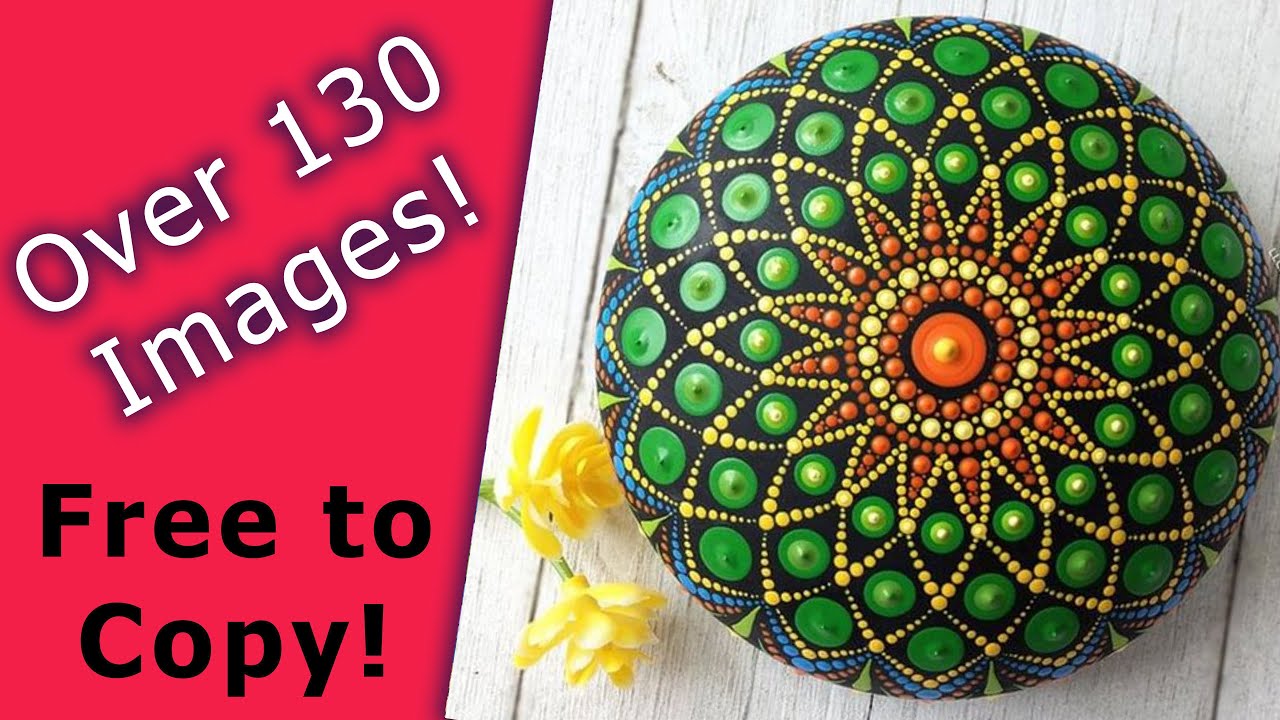 Dot Mandala Inspiration Part 2 - Free to Copy/Reproduce