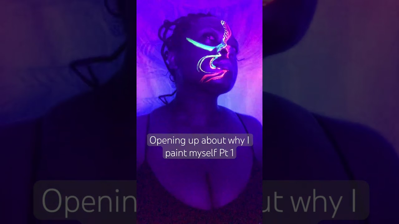 Opening up about why I started painting myself in 2018 #bodyart #therapy #dailyart