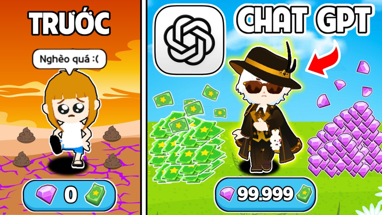 BEDY NHỜ CHAT GPT CHỈ CÁCH LÀM GIÀU SIÊU NHANH VÀ CÁI KẾT  | PLAY TOGETHER