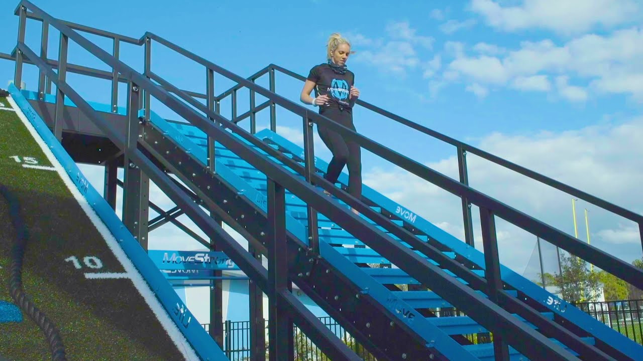 MoveStrong Functional Fitness Staircase and Ramp Training Features