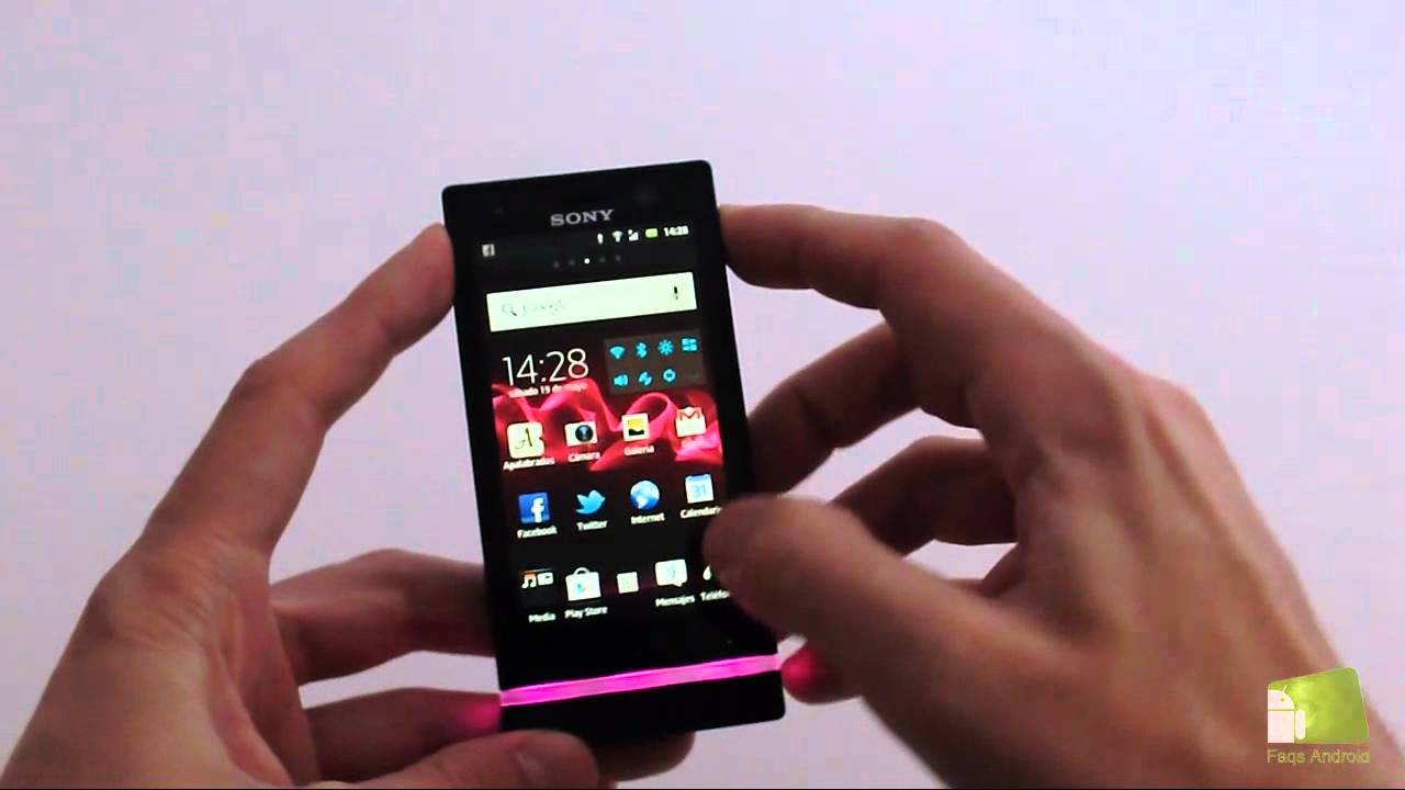 Review Sony Xperia U en español | Faqsandroid.com
