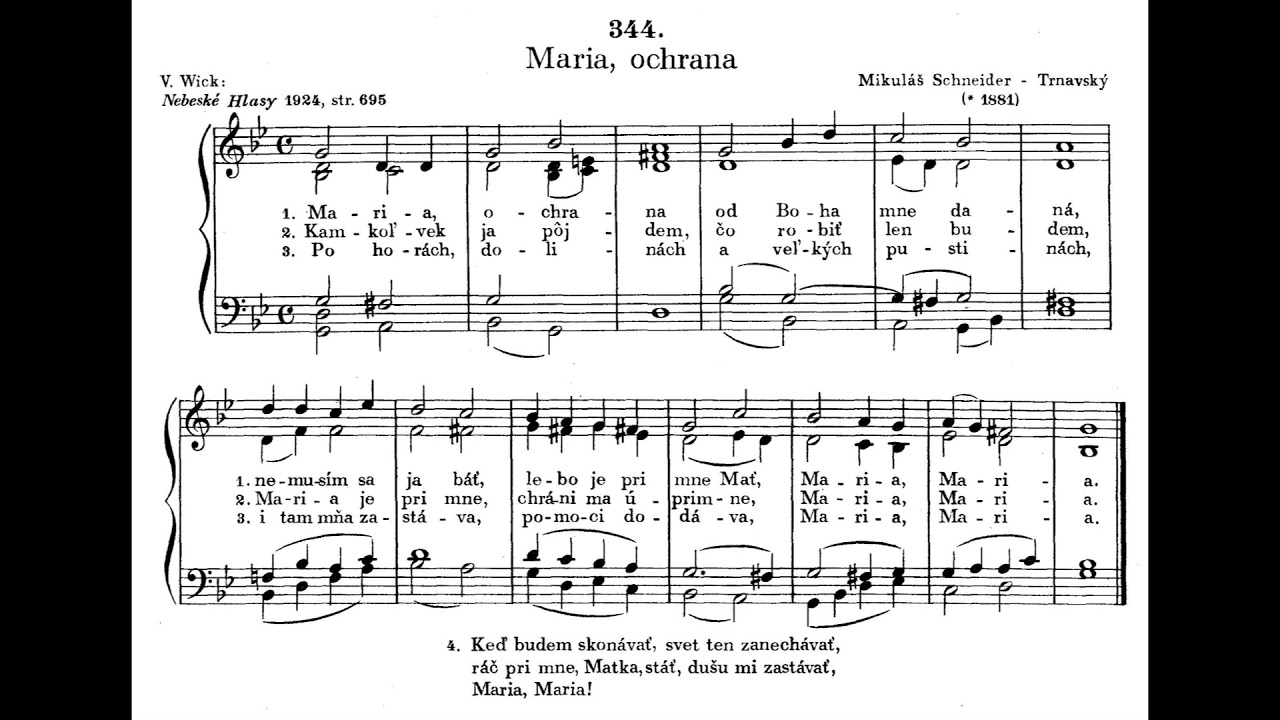 JKS 344 - Mária, ochrana (celá pieseň)