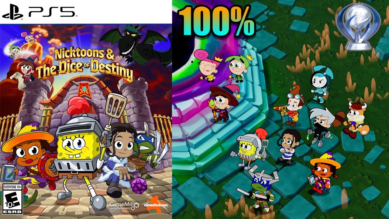 Nicktoons & The Dice of Destiny [45] 100% PS5 Longplay