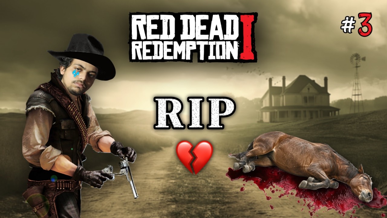 RIP My Horse 💔🥀 | RDR 1 🥺 #3 | Game Zoned | @GameZonedYT