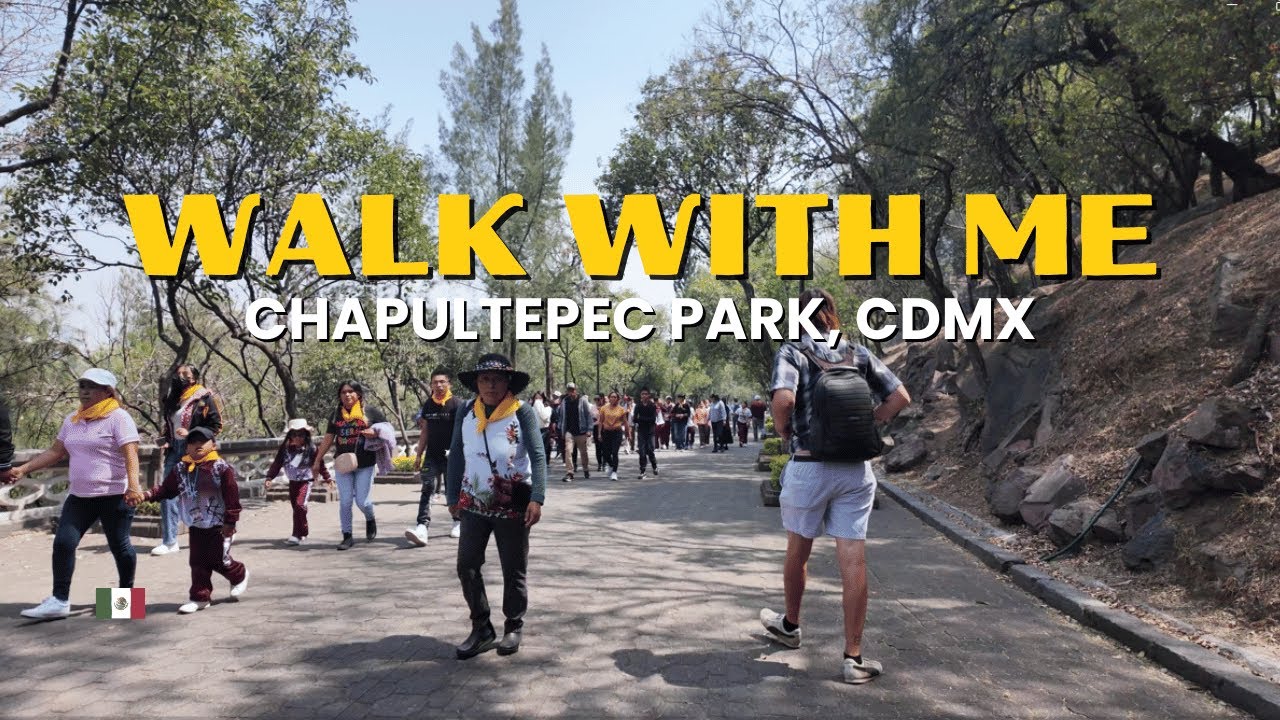 mexico city walking tour | chapultepec park castle, zoo, botanical garden