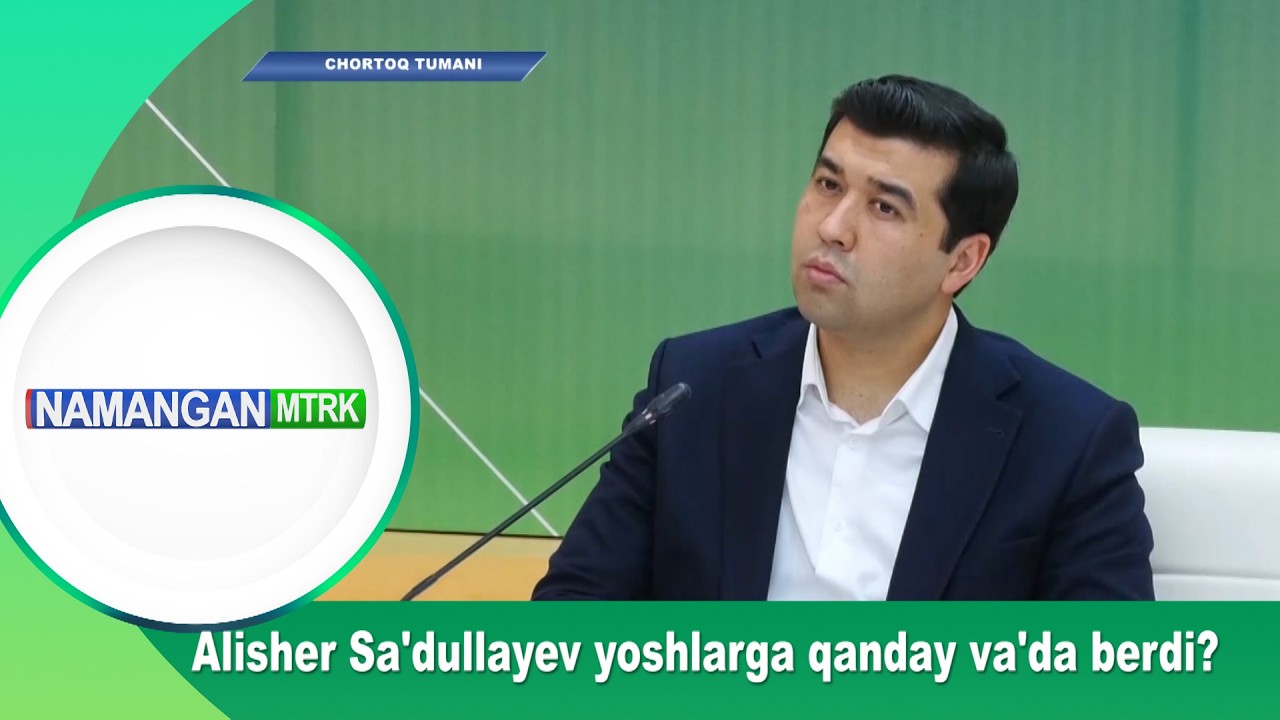 Alisher Sa'dullayev yoshlarga qanday va'da berdi? Namangan axboroti | (7.03.2026)