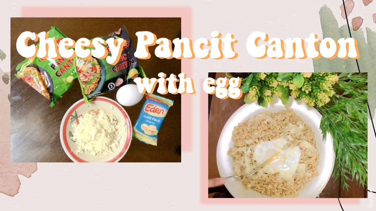 How to Cook Cheesy Pancit Canton with Egg | EASY RECIPE