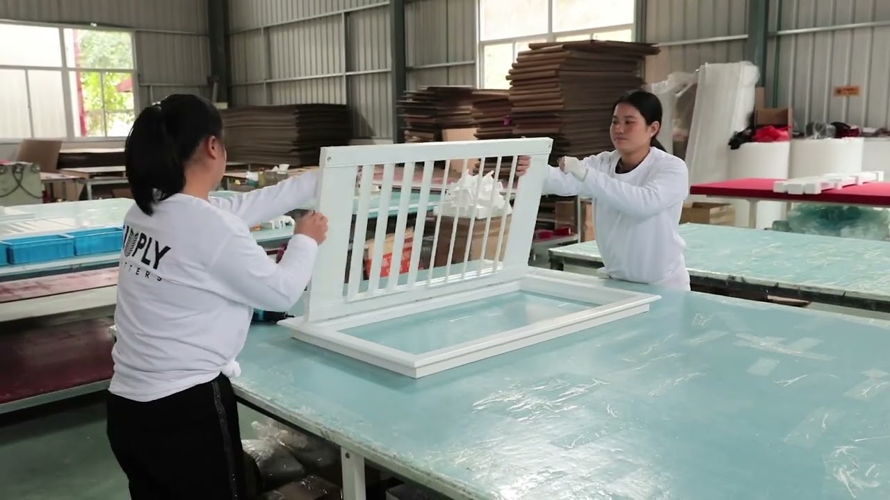 Simply Shutters - PVC Factory - How They're Made.