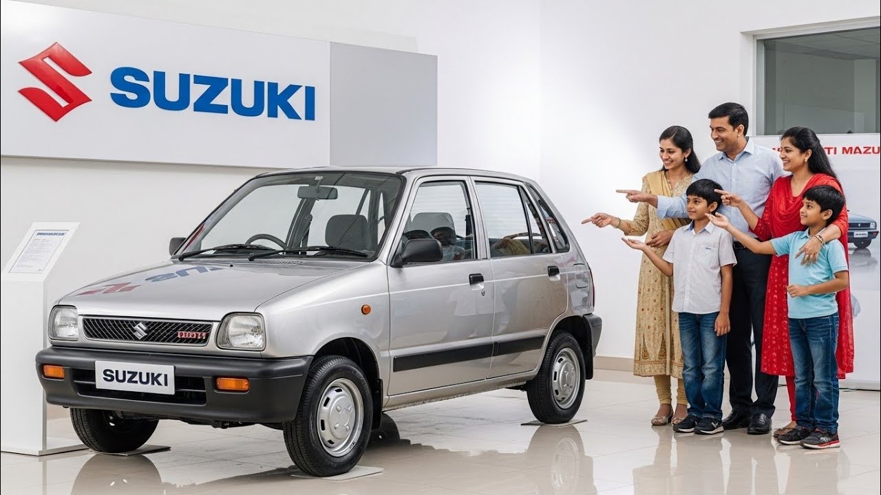 Maruti Suzuki 800 2026 возвращается! Культовый автомобиль стоимостью 3 лакха рупий в новом обличь...