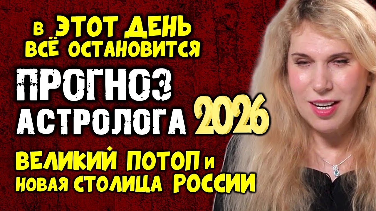 В этот ДЕНЬ ВСЁ остановится Большой ПРОГНОЗ астролога на 2026 Великий Потоп и Новая Столица России