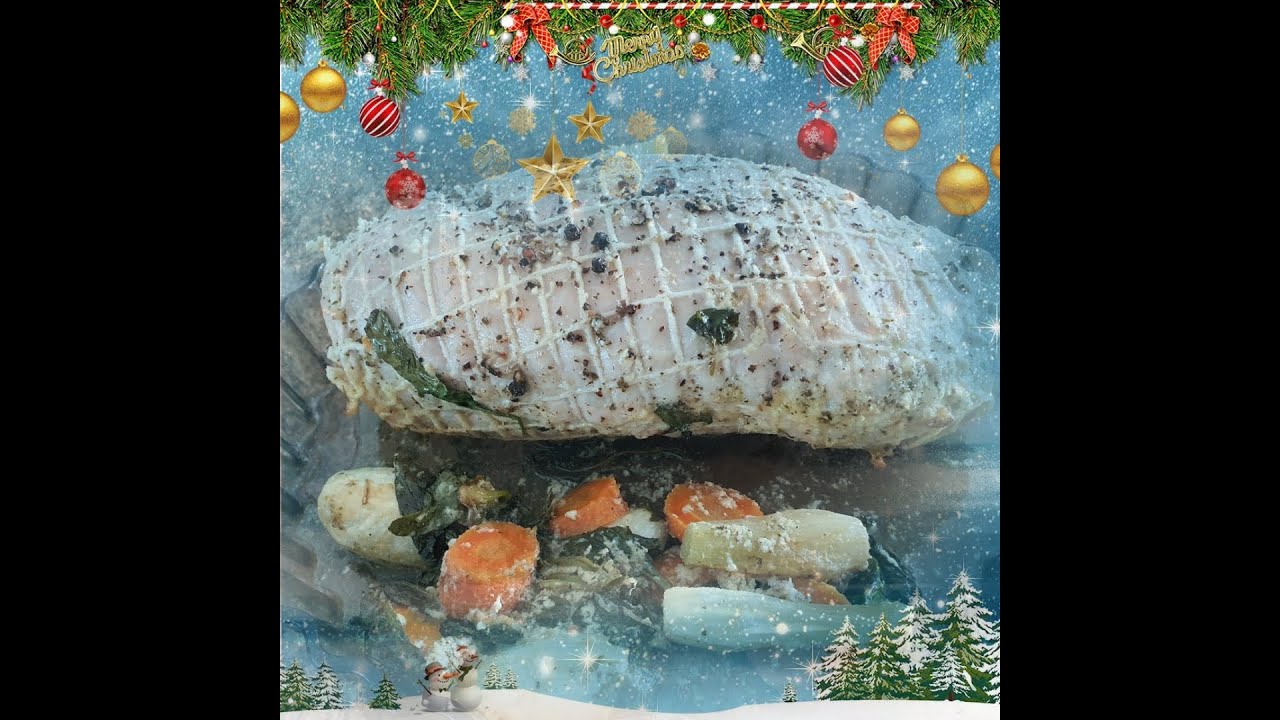 Pechuga de Pavo al vino blanco para Navidad y Noche vieja no puede faltar