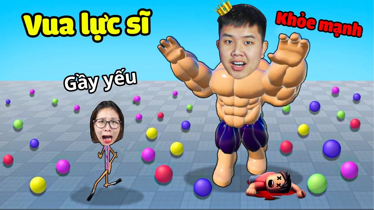 bqThanh Là Vua Lực Sĩ Khỏe, Cơ Bắp Nhất Đánh Bại Mọi Người Troll Đấm Ốc Bẹp Dí