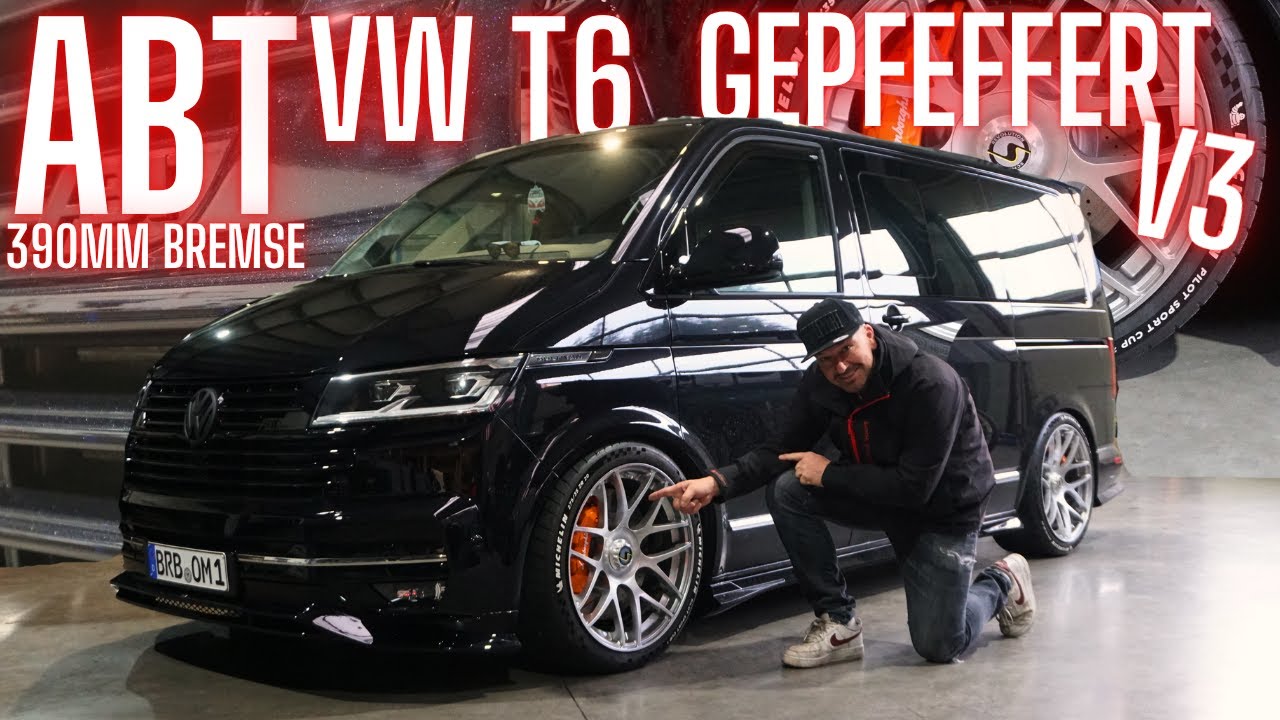 ABT VW T6 Highline mit GEPFEFFERT V3 & 390mm großer Bremse auf 20