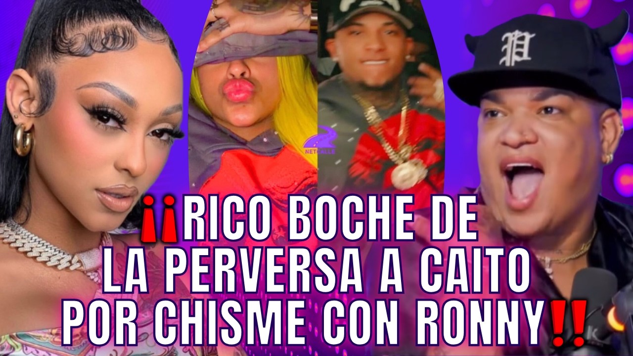 BOCHE DE LA PERVERSA A CAITO POR CHISME CON RONNY USANDO MISMA ROPA/MICHAEL Y JIMÉNEZ SE METEN EN LÍ
