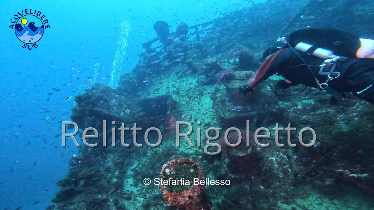 Il Relitto Rigoletto - Immersione sui Relitti dello Stretto di Messina - 4K