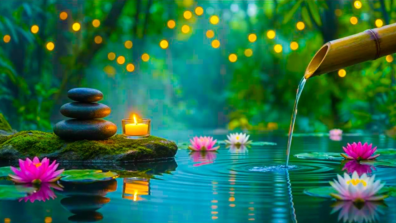 Can’t Sleep? This Sound Will Make You Sleep 😴 Bamboo Water Fountain