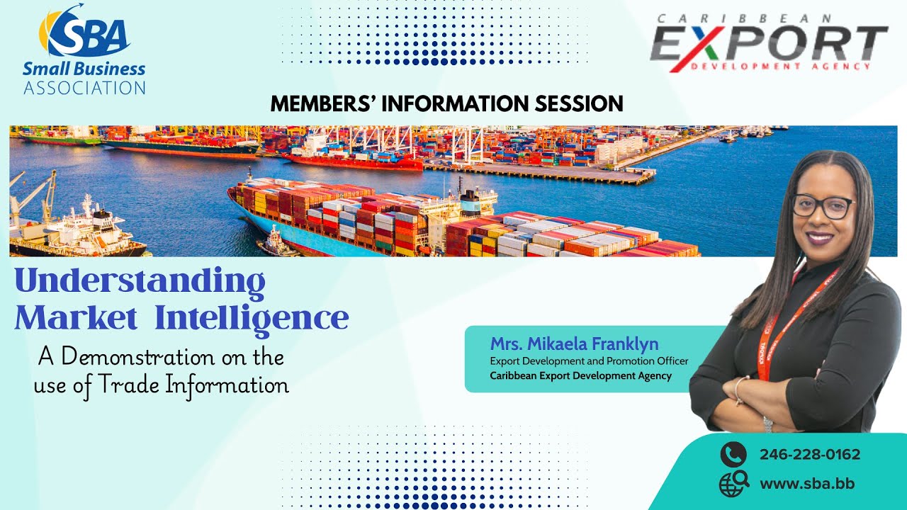 Understanding Market Intelligence: A Demonstration on the use of Trade Information