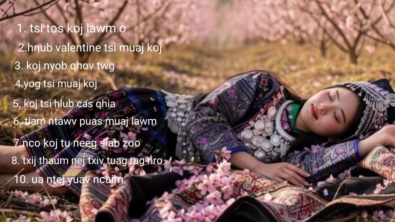 TOP 10 zaj nkauj kho siab heev . tiam ntawv pua muaj lawm/ cover ai