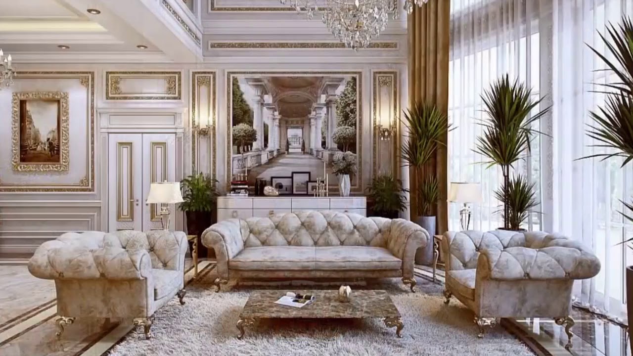 Romantic living room &rarr;  Luxury living rooms ➤ Living room furniture & Decor ➤ Interior design 2020