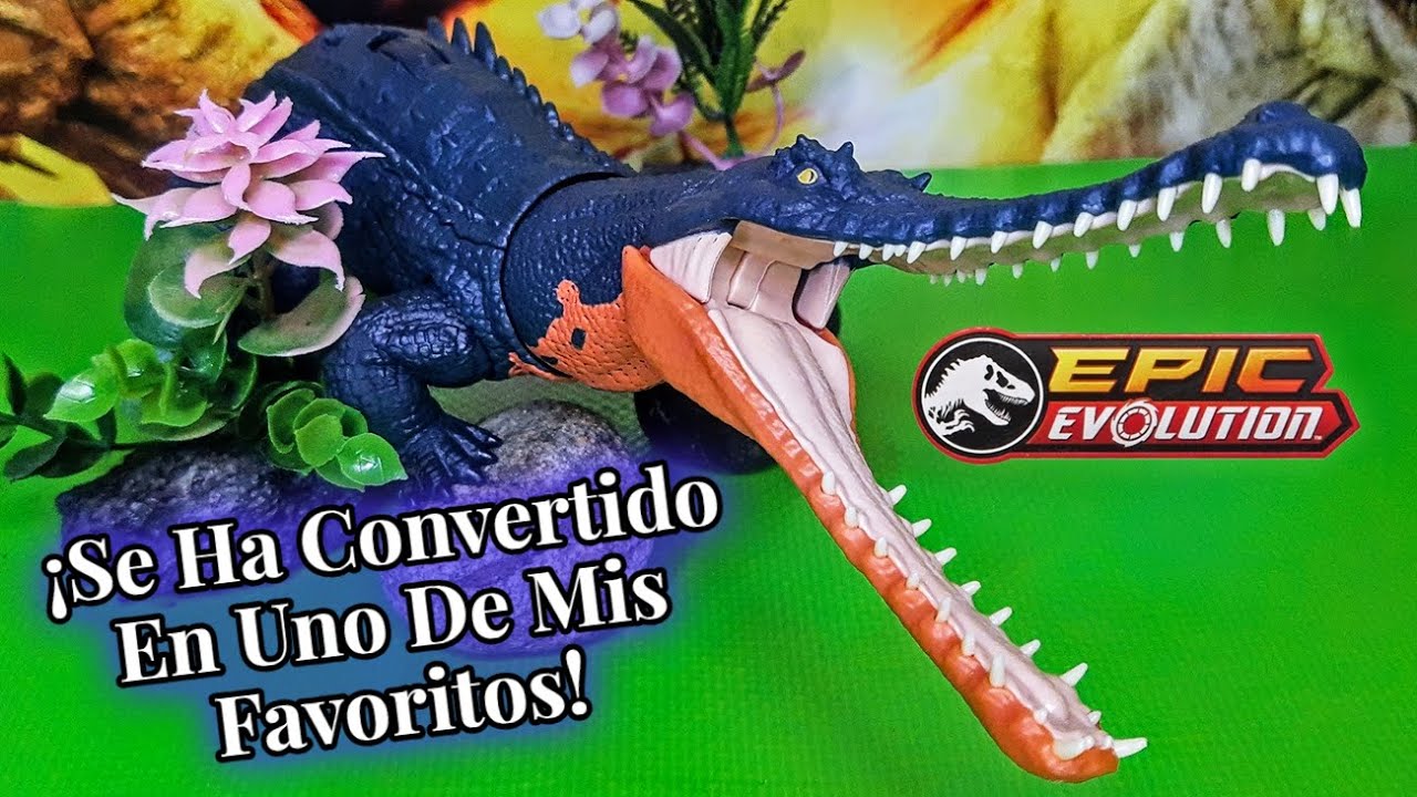 Gryposuchus Wild Roar Epic Evolution Jurassic World Mattel El Mejor De La Línea Sin Duda