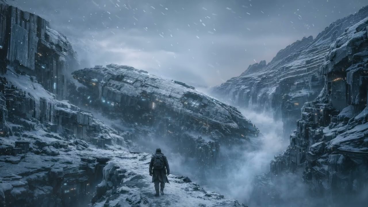 Echoes from the Ice ❄️ Dark Winter Ambient & Space Sounds (4 Hours)