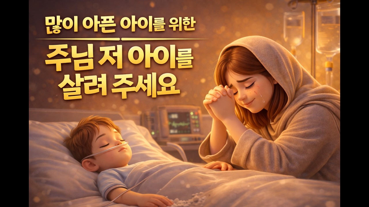 아픈 아이를 위한 간절한 기도 찬양 | 주님만이 치료자입니다