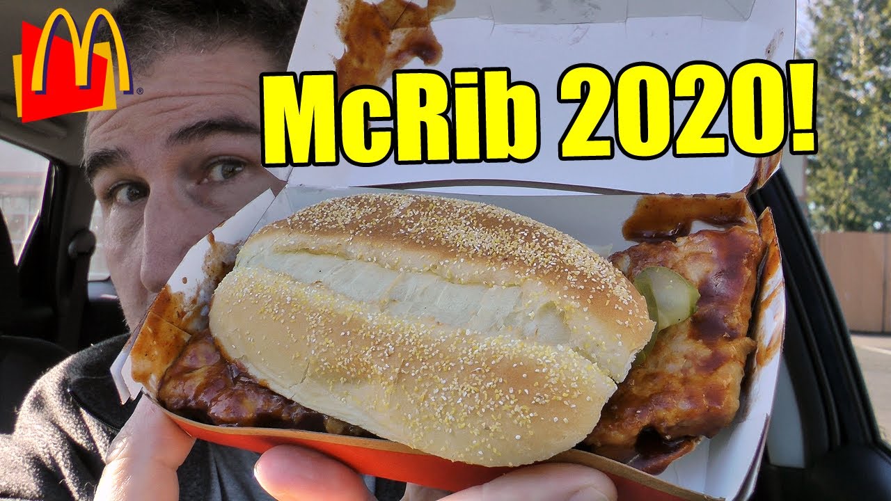TRAUMATIC McDonald's McRib 2020 REVIEW 🐷🙁