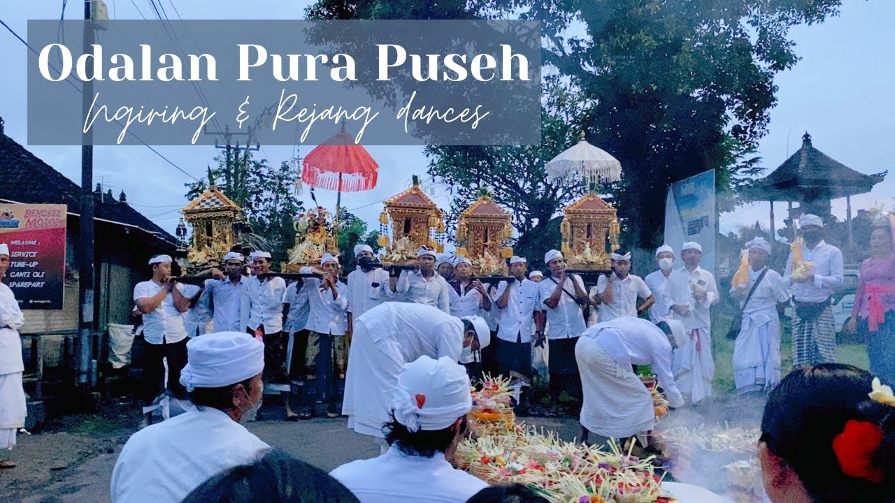 Check out this INCREDIBLE 'Rejang' Balinese Dance at Odalan Pura Puseh!
