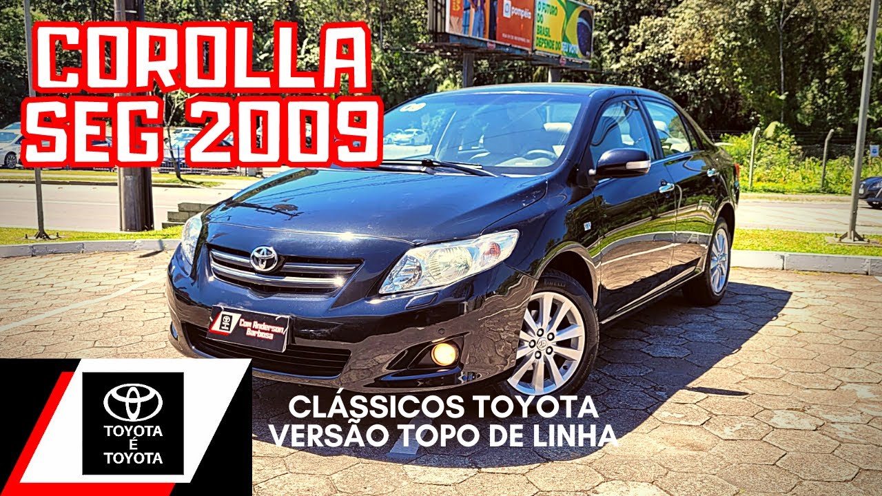 TOYOTA COROLLA SEG 2009 1.8 FLEX USADO DETALHES DO INTERIOR E EXTERIOR